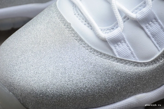 SilverVast Air White 11 AR0715-100 Metallic Jordan AR0715-100 Grey WMNS 0825